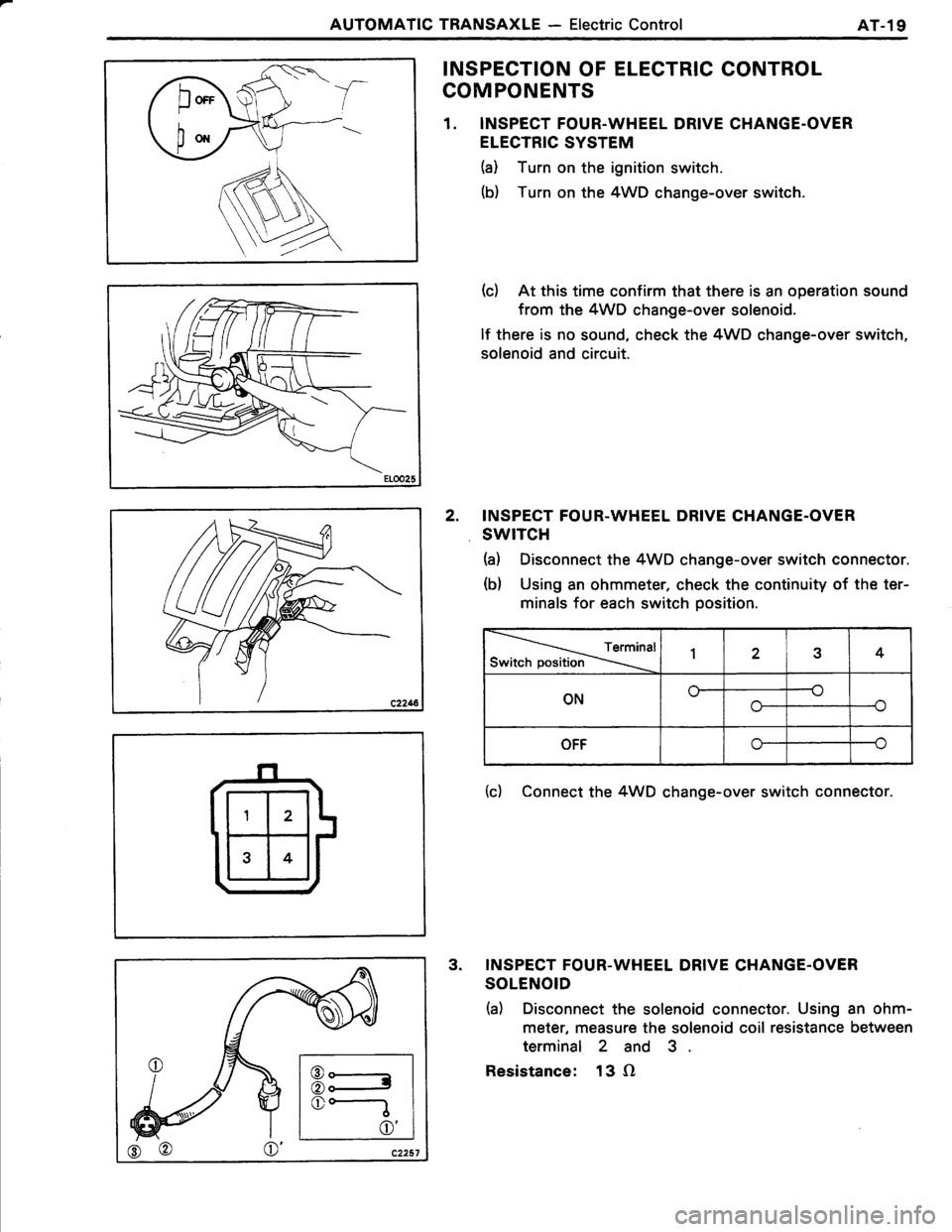 TOYOTA TERCEL 1985  Repair Manual 