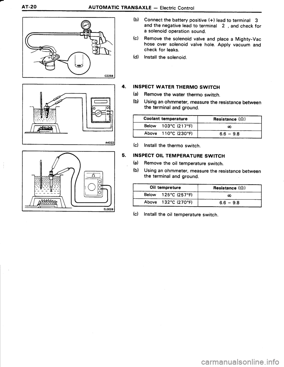TOYOTA TERCEL 1985  Repair Manual 