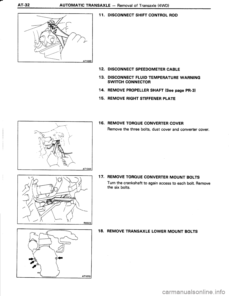 TOYOTA TERCEL 1985  Repair Manual 