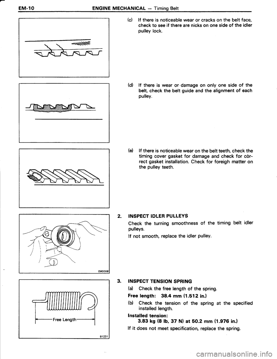 TOYOTA TERCEL 1985  Repair Manual 