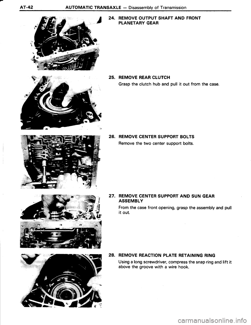 TOYOTA TERCEL 1985  Repair Manual 