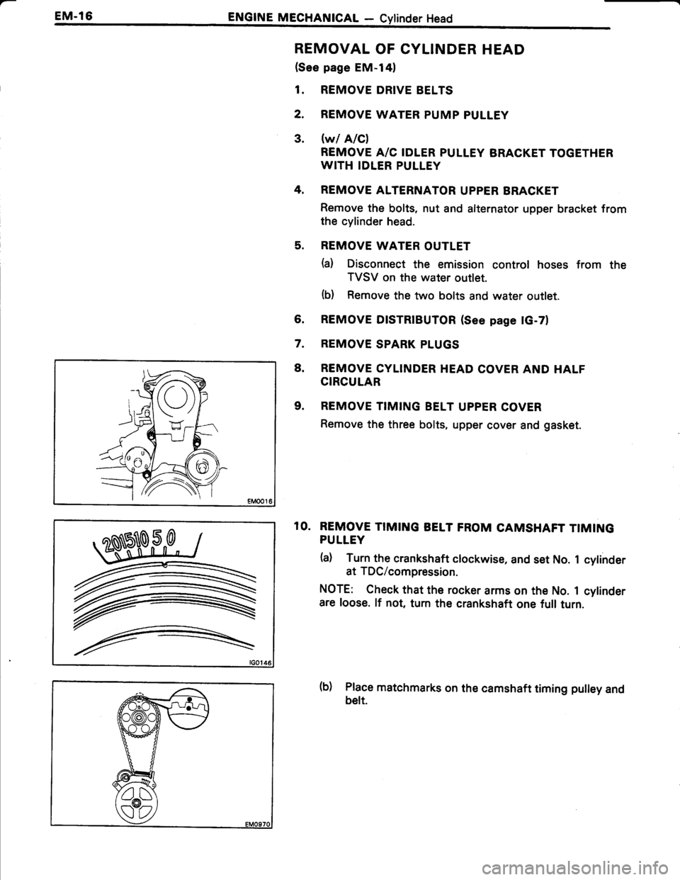 TOYOTA TERCEL 1985  Repair Manual 