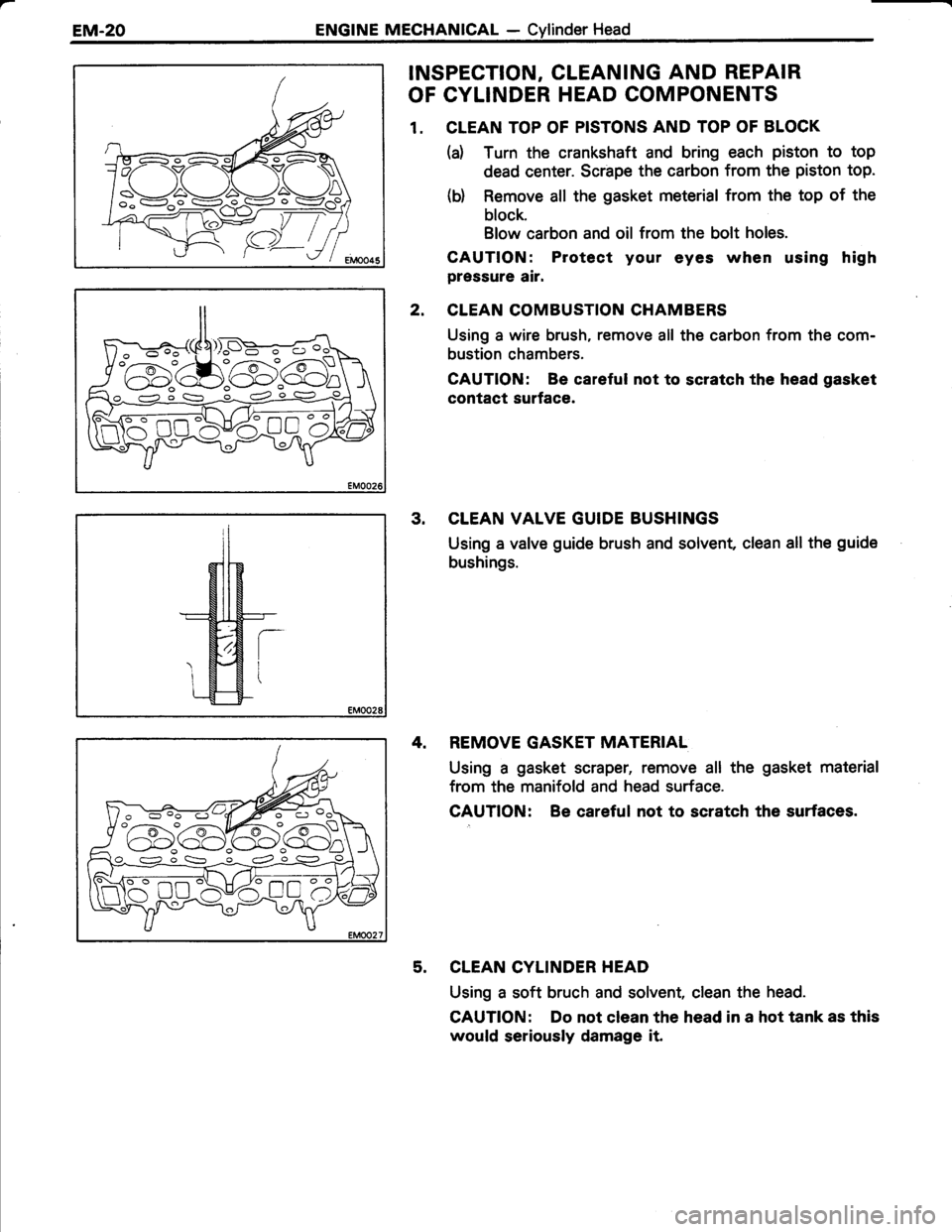 TOYOTA TERCEL 1985  Repair Manual 