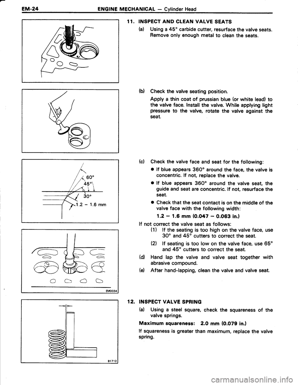 TOYOTA TERCEL 1985  Repair Manual 