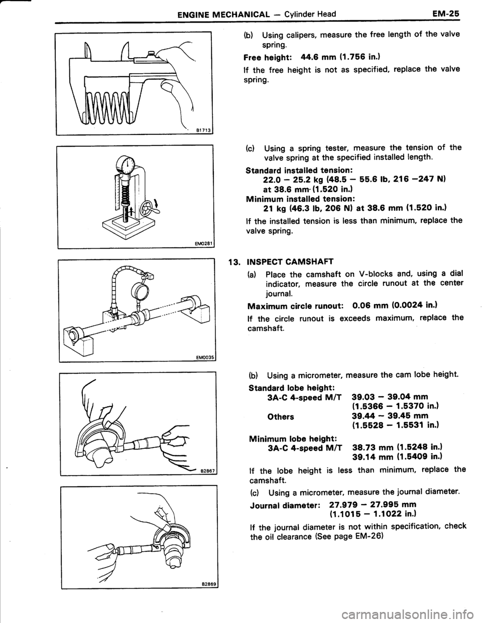 TOYOTA TERCEL 1985  Repair Manual 