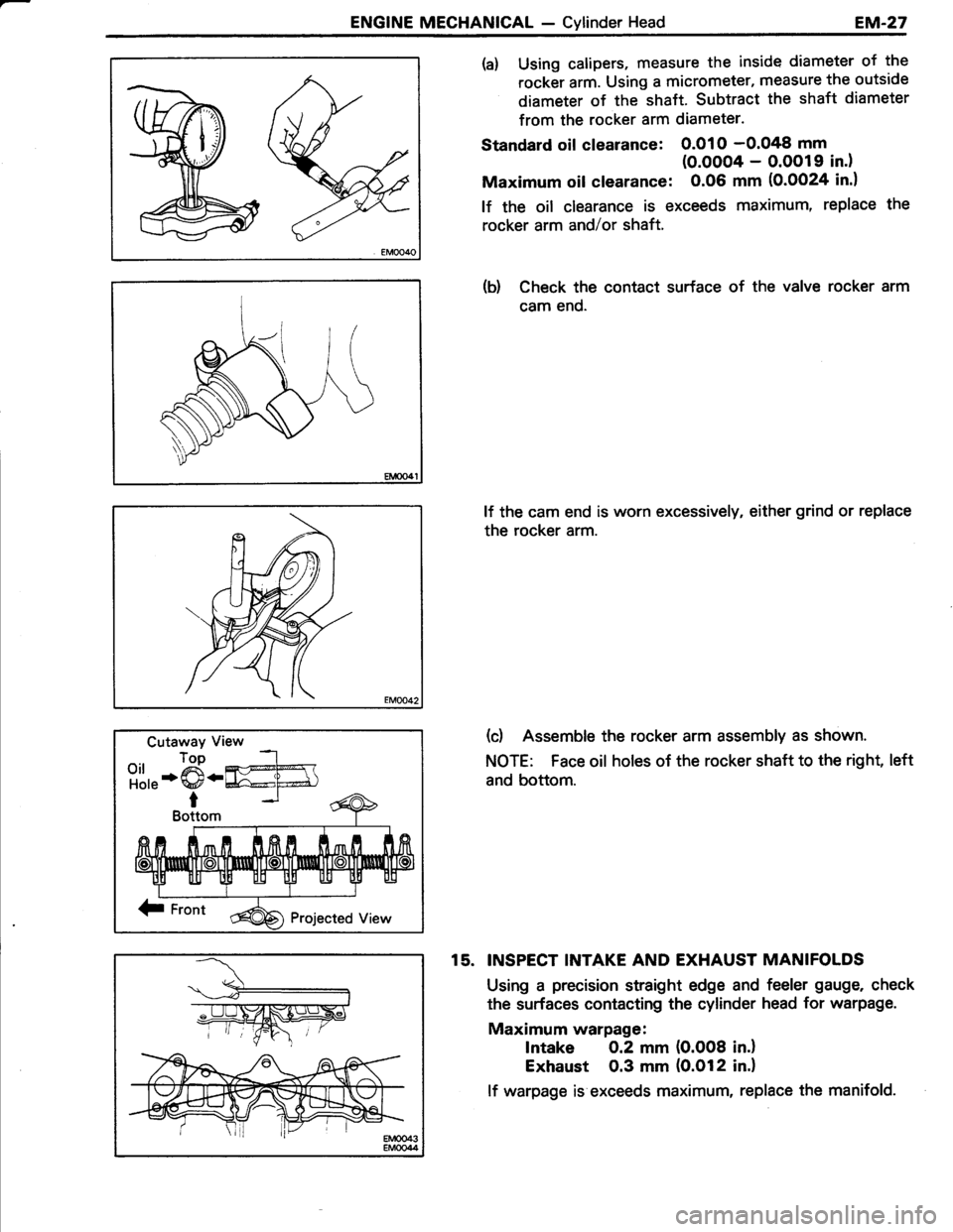 TOYOTA TERCEL 1985  Repair Manual 