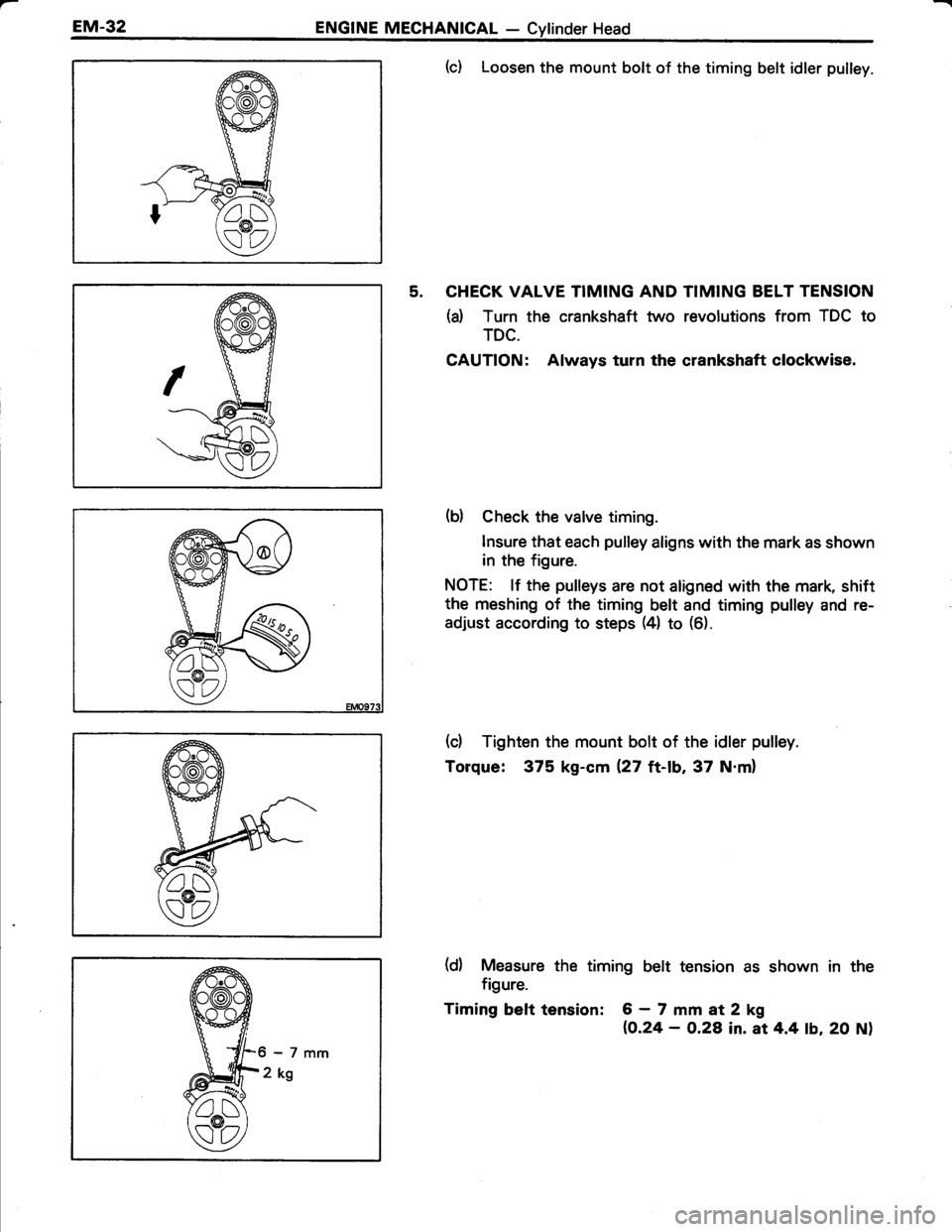 TOYOTA TERCEL 1985  Repair Manual 