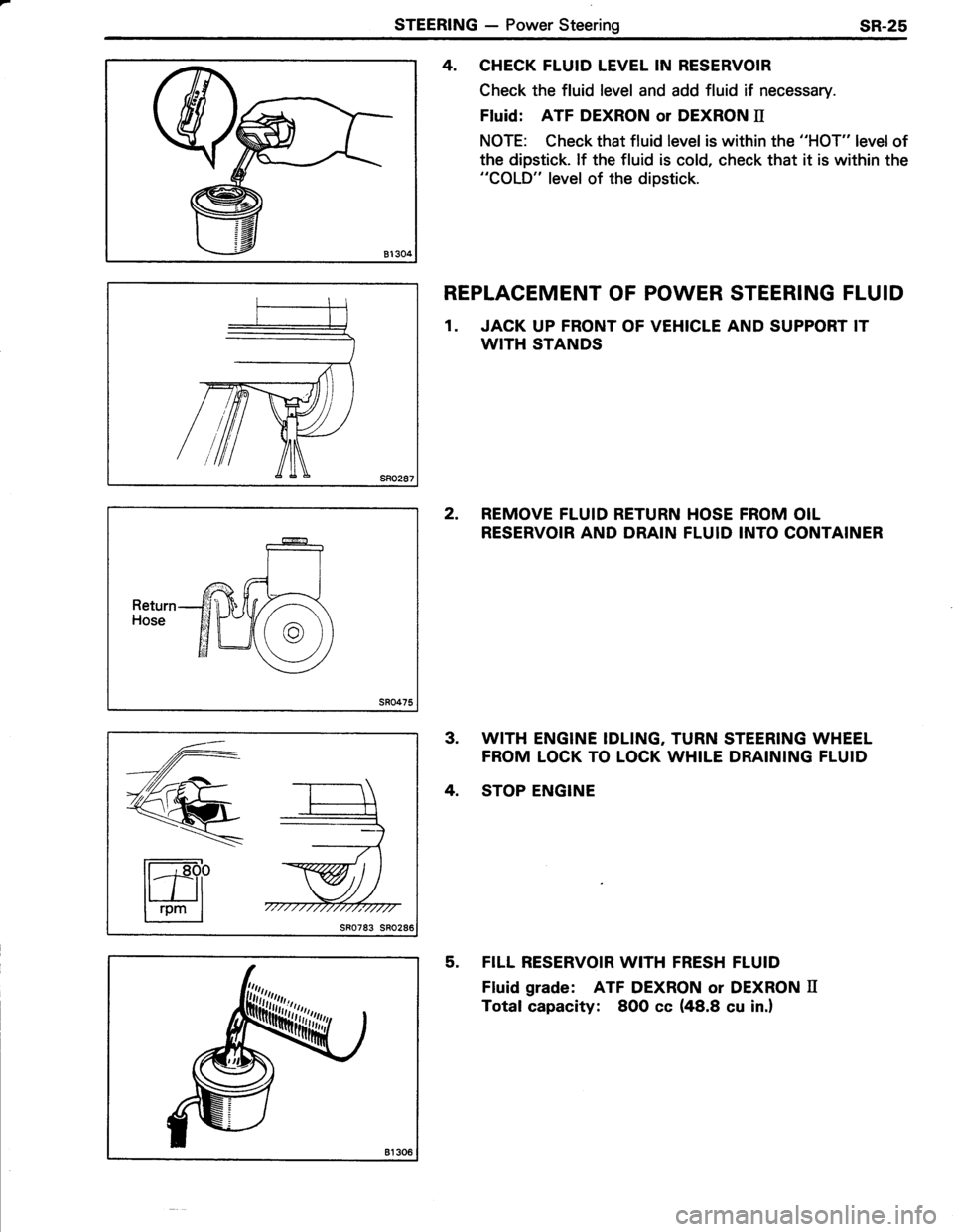 TOYOTA TERCEL 1985  Repair Manual 