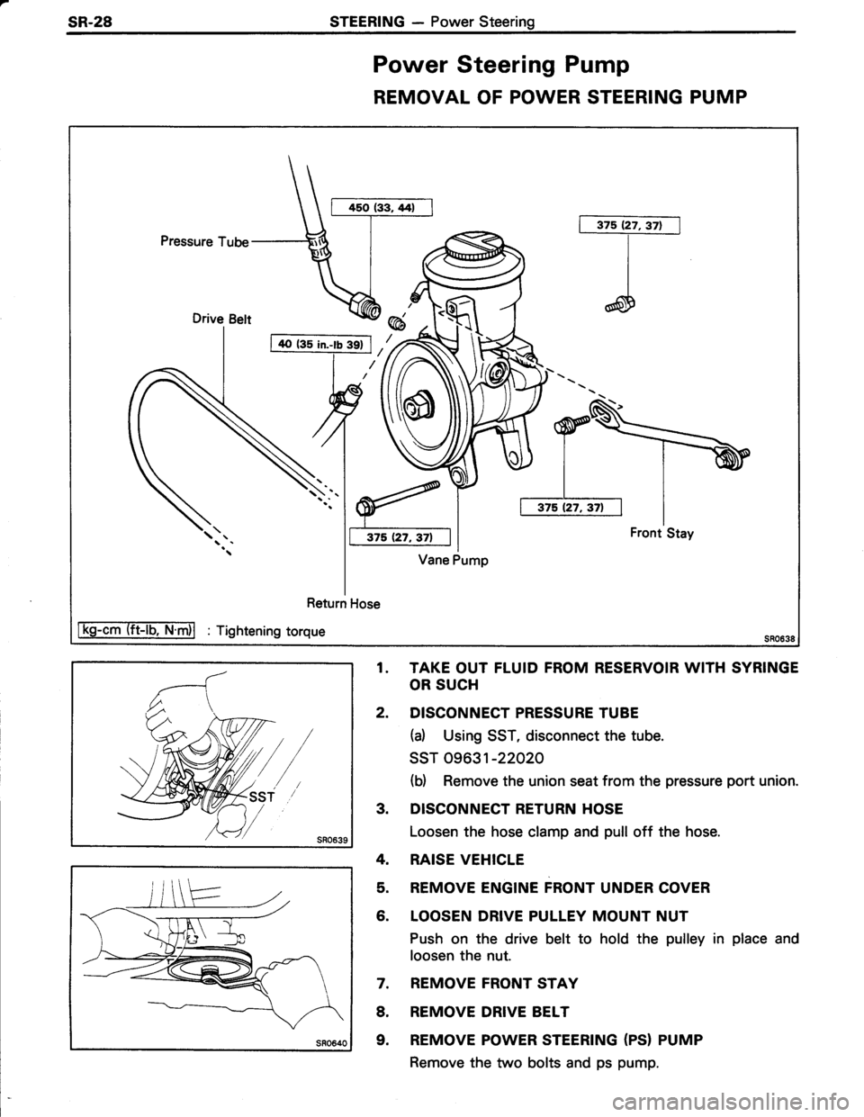 TOYOTA TERCEL 1985  Repair Manual 
