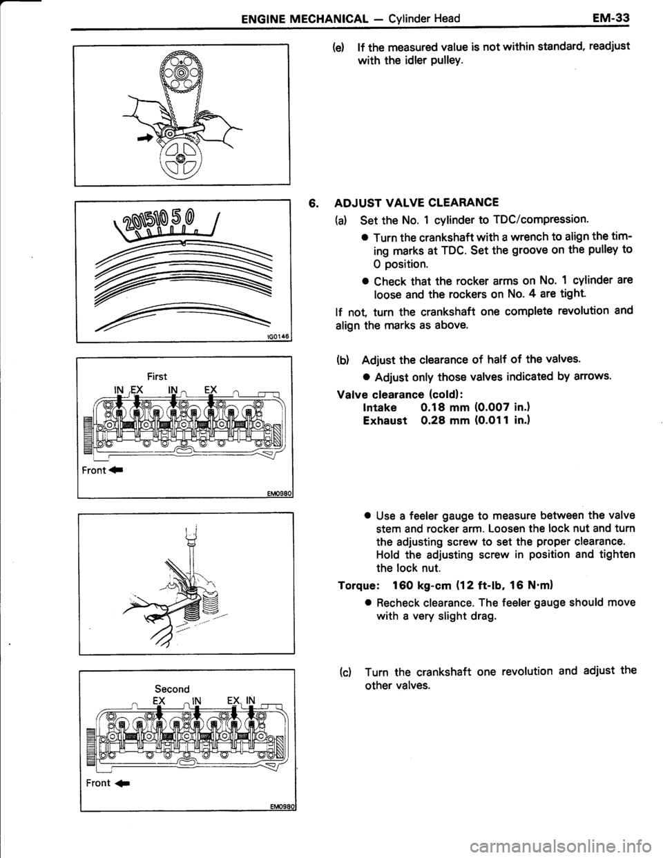 TOYOTA TERCEL 1985  Repair Manual 