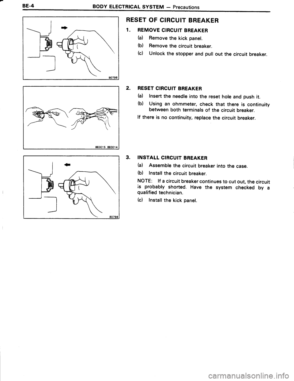 TOYOTA TERCEL 1985  Repair Manual 