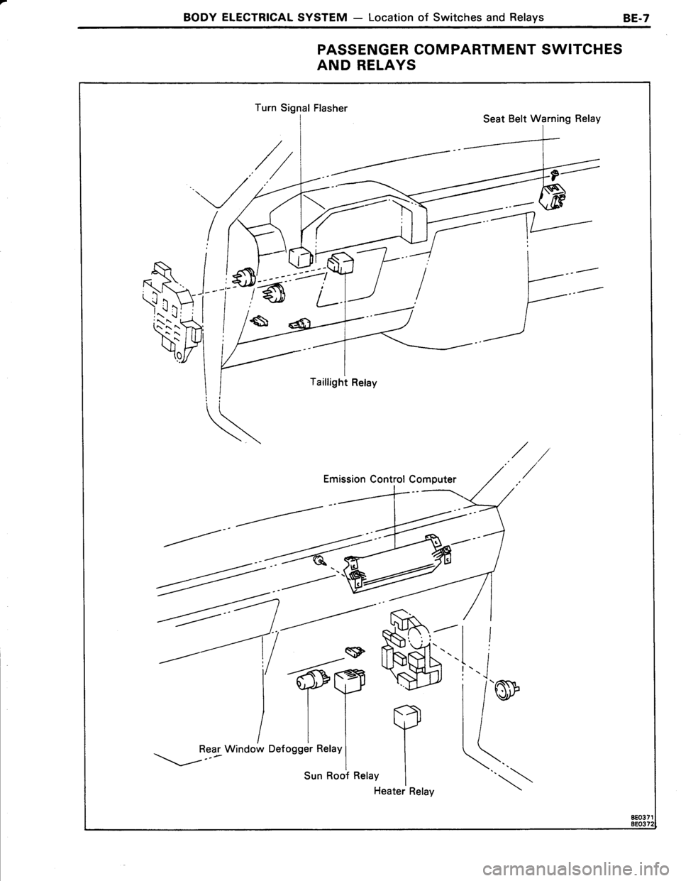 TOYOTA TERCEL 1985  Repair Manual 