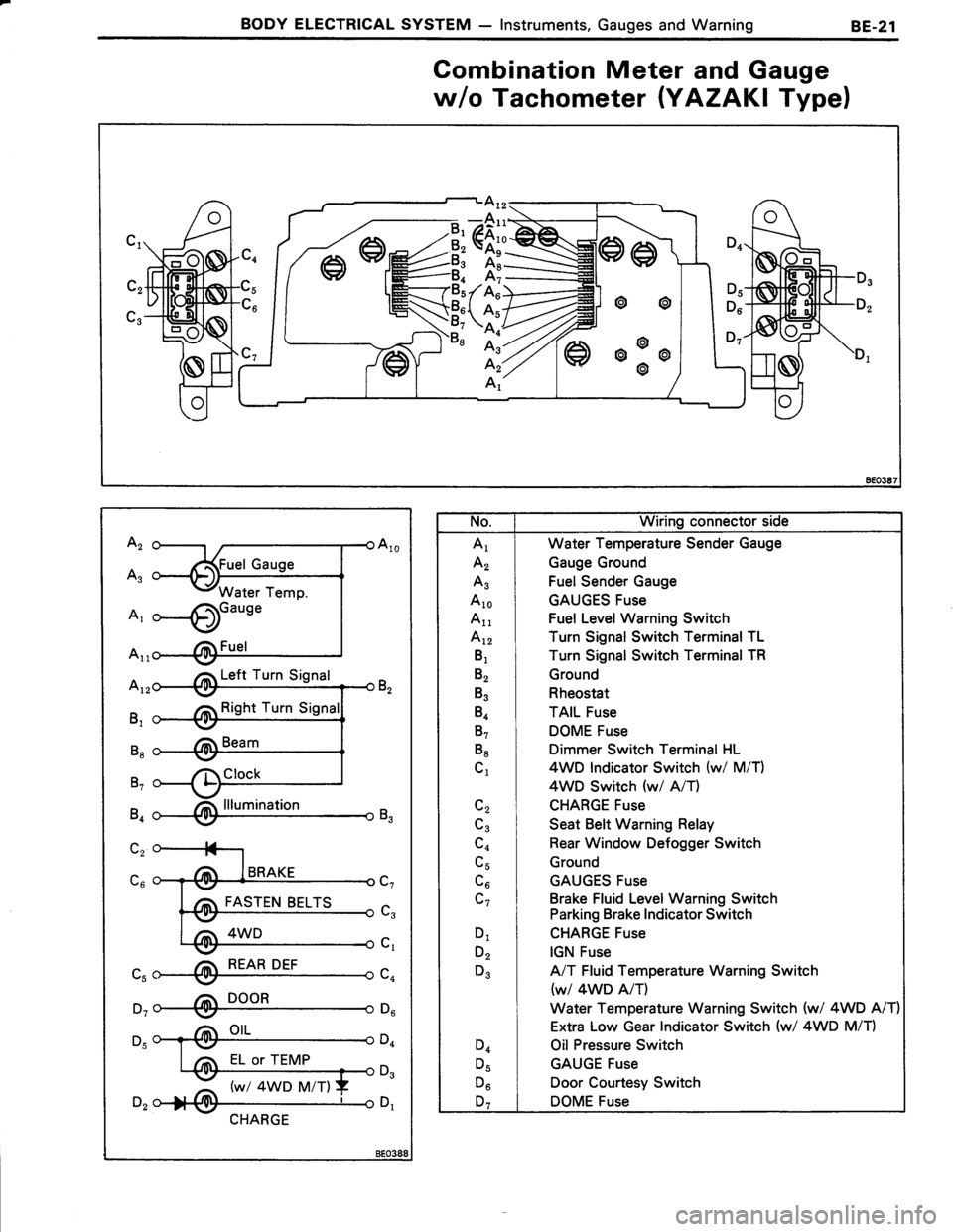 TOYOTA TERCEL 1985  Repair Manual 
