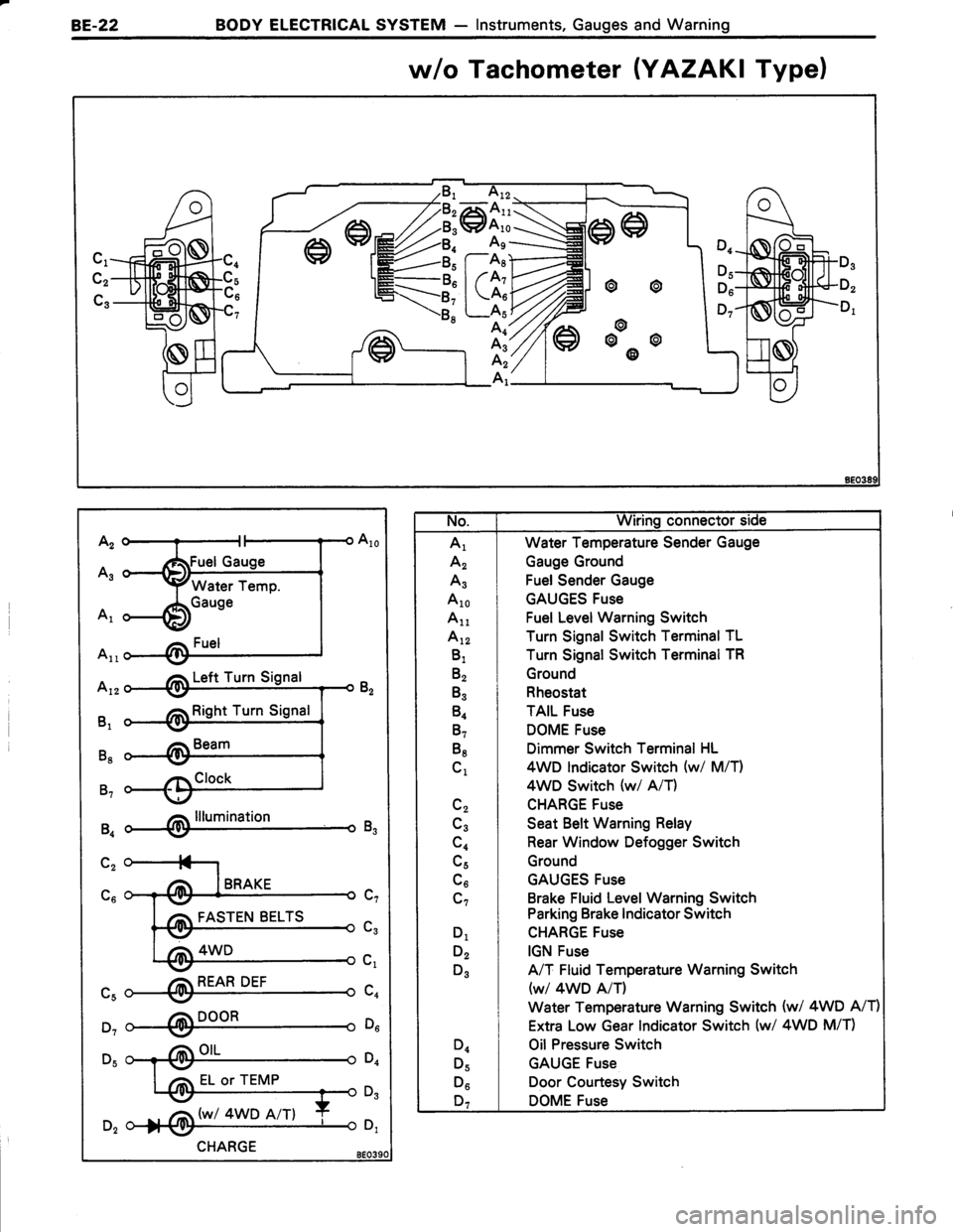 TOYOTA TERCEL 1985  Repair Manual 