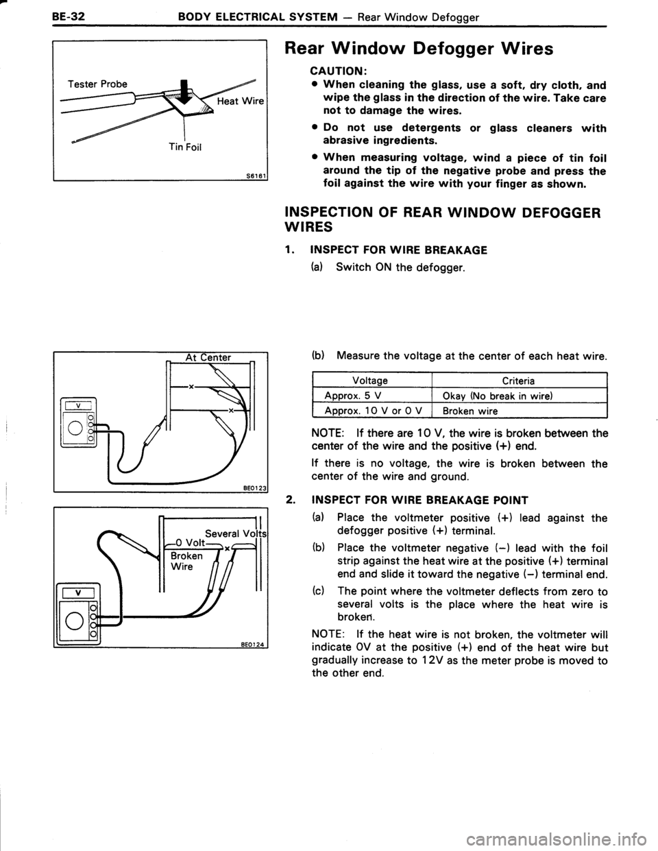 TOYOTA TERCEL 1985  Repair Manual 