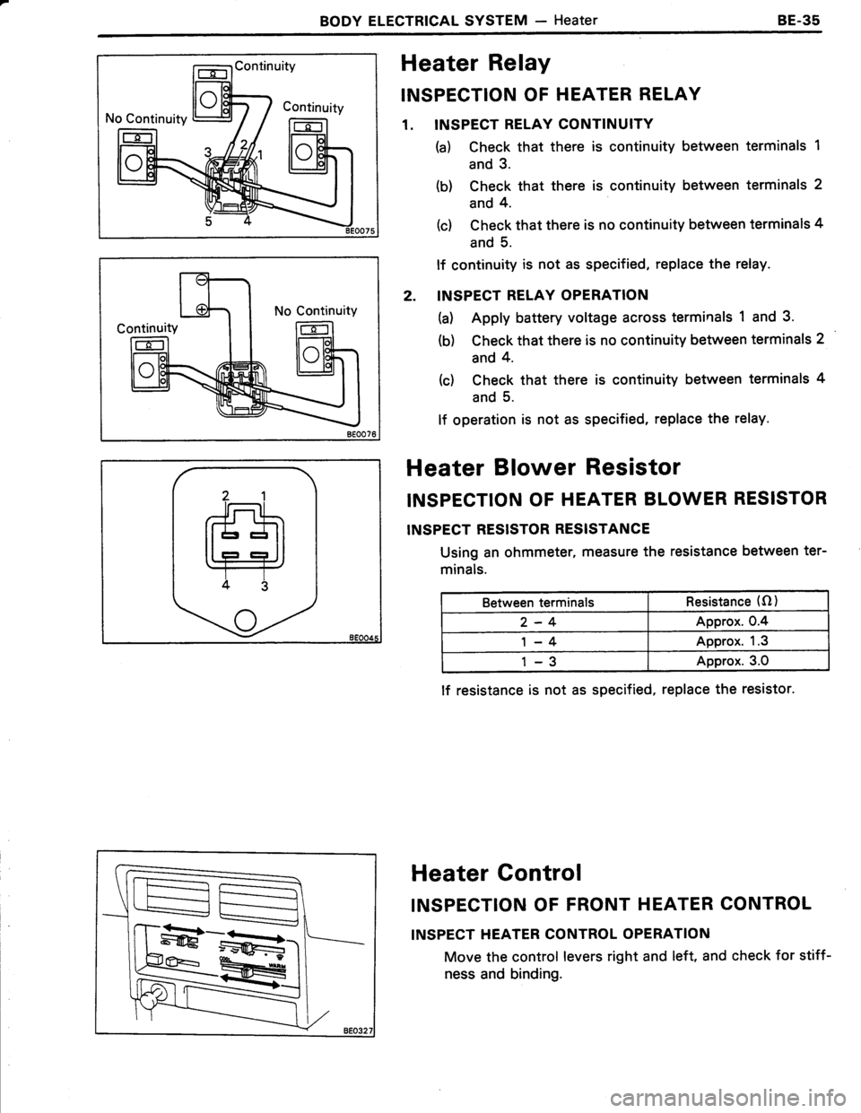 TOYOTA TERCEL 1985  Repair Manual 