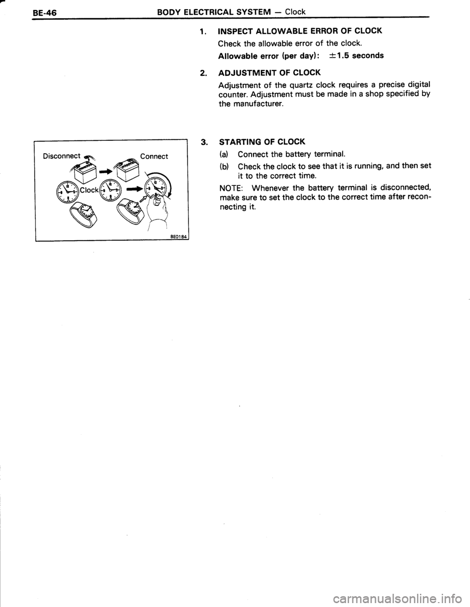 TOYOTA TERCEL 1985  Repair Manual 