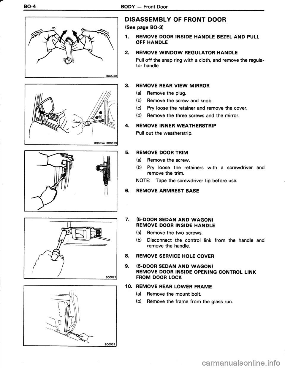 TOYOTA TERCEL 1985  Repair Manual 