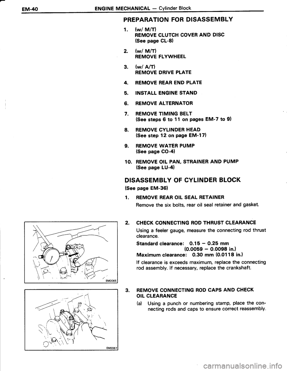 TOYOTA TERCEL 1985  Repair Manual 