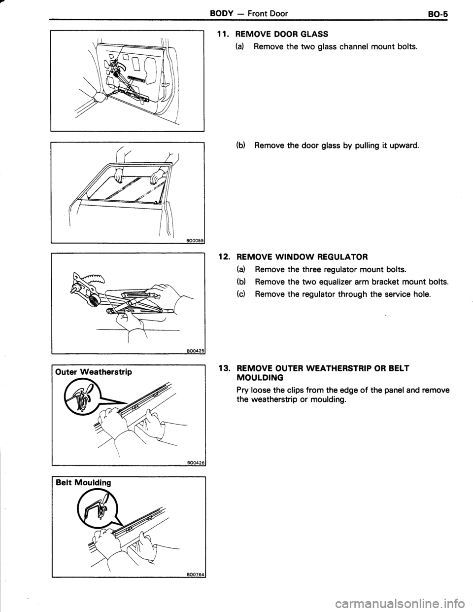 TOYOTA TERCEL 1985  Repair Manual 