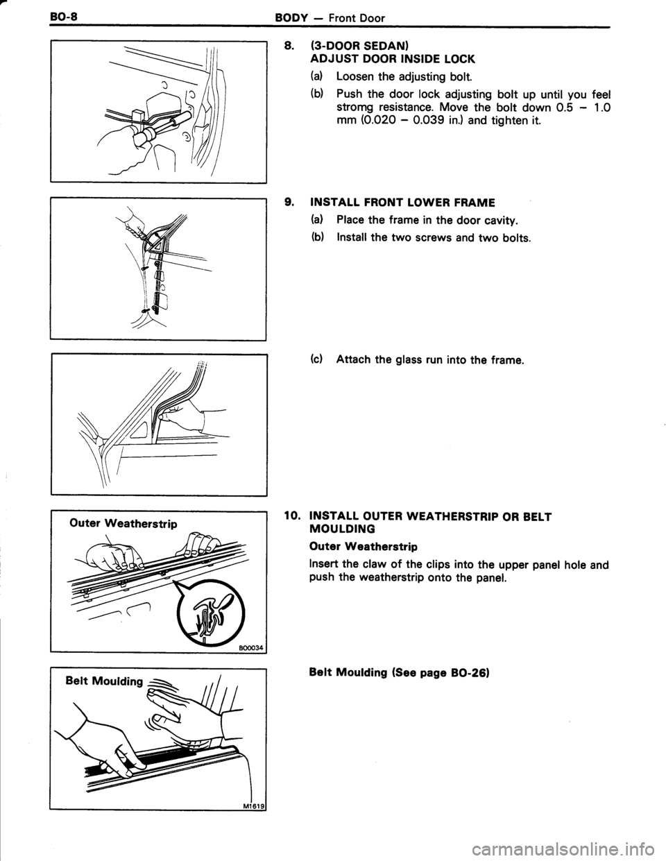 TOYOTA TERCEL 1985  Repair Manual 