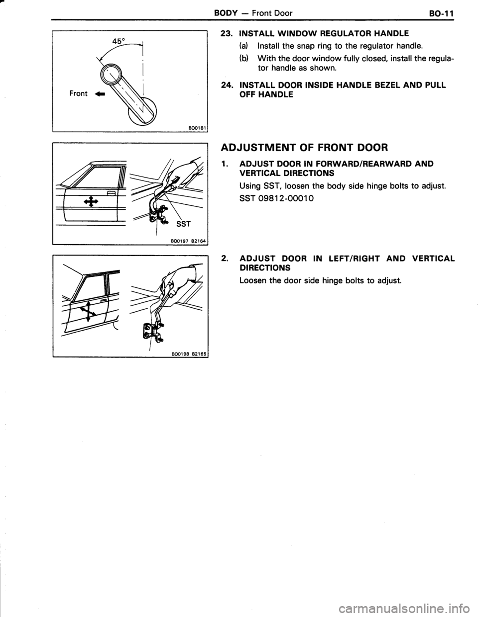 TOYOTA TERCEL 1985  Repair Manual 