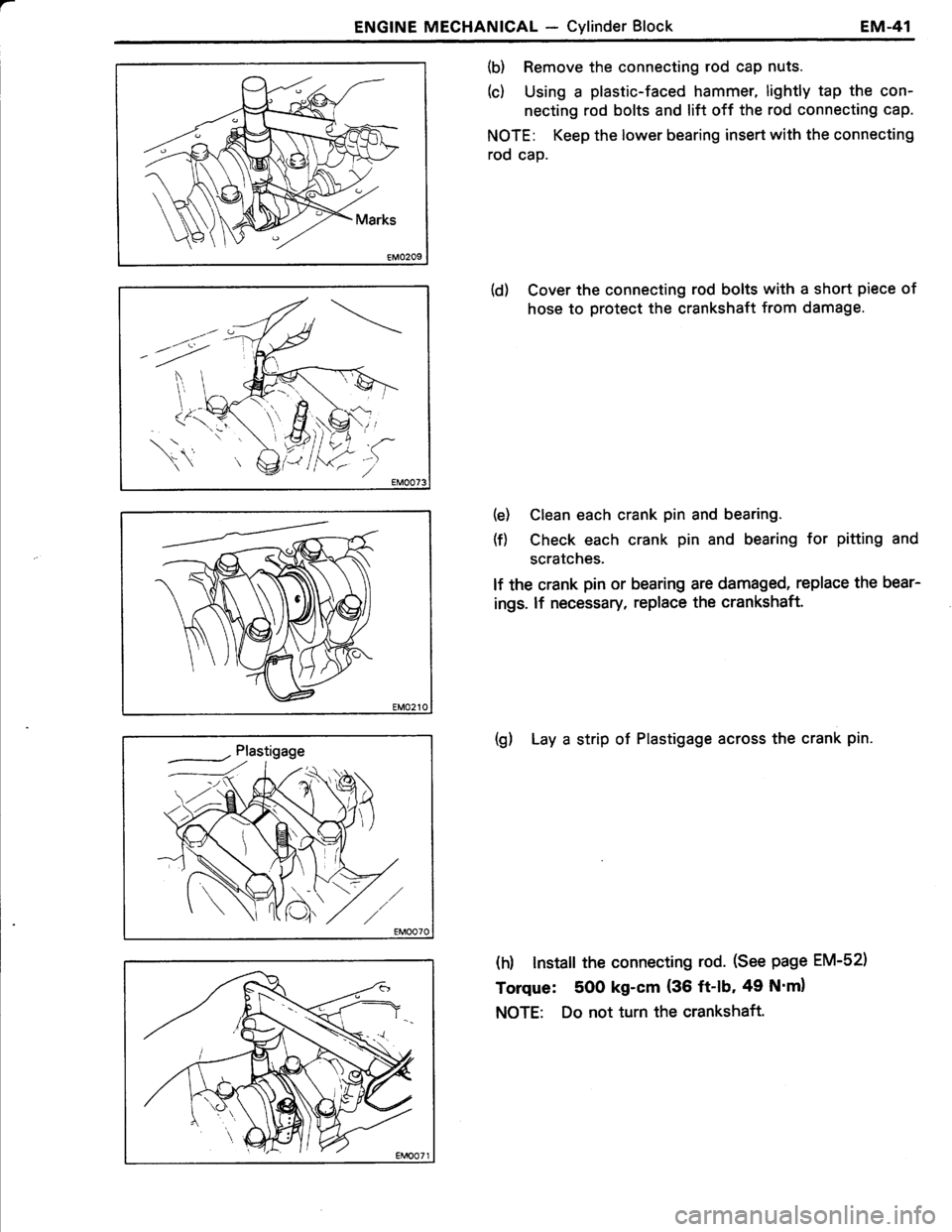 TOYOTA TERCEL 1985  Repair Manual 
