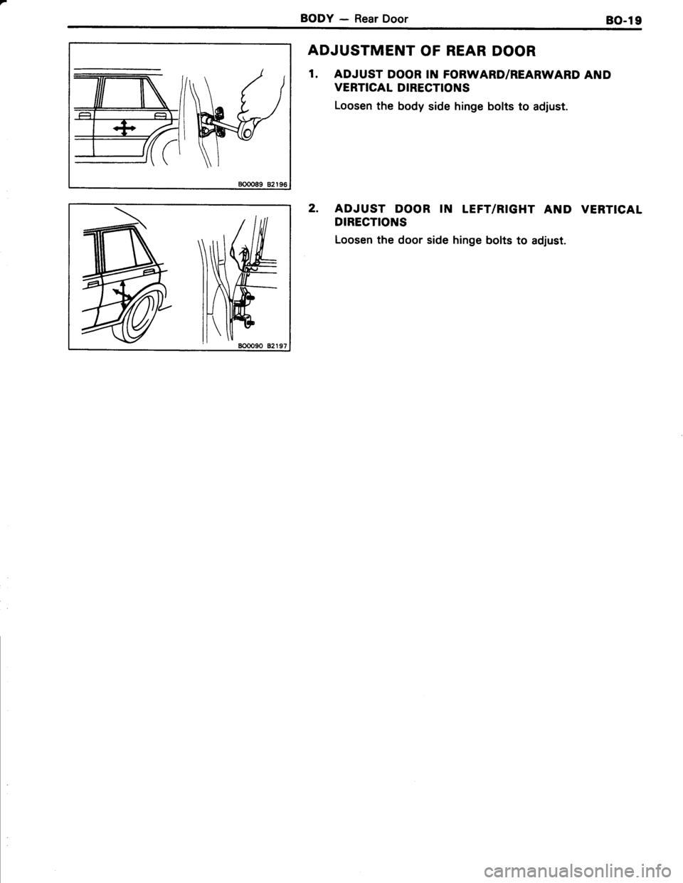 TOYOTA TERCEL 1985  Repair Manual 