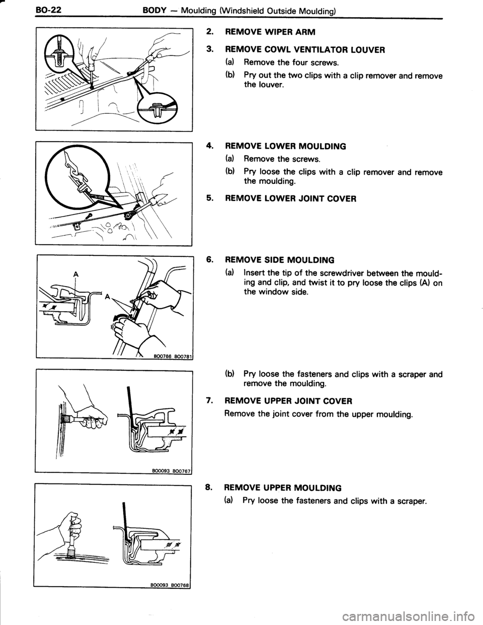 TOYOTA TERCEL 1985  Repair Manual 