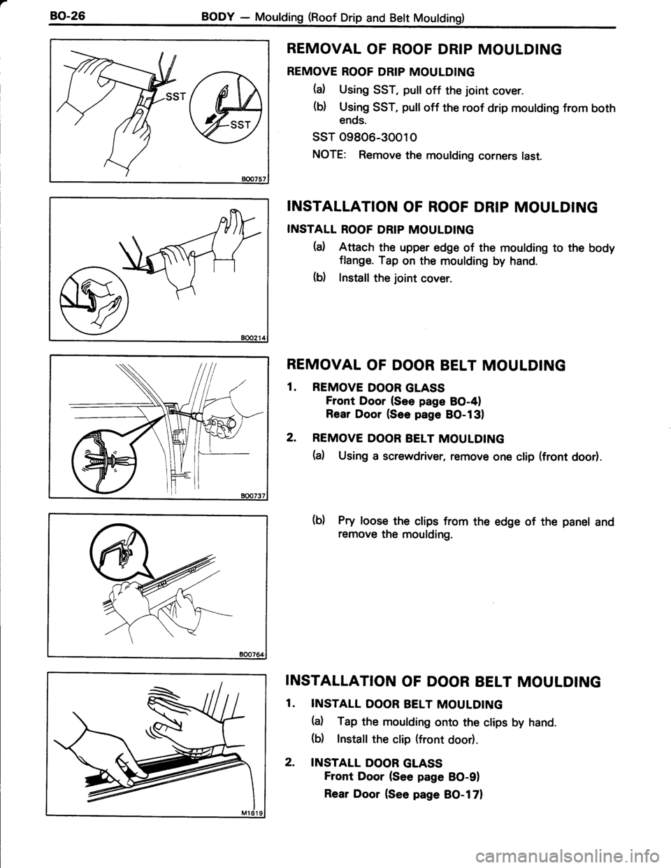 TOYOTA TERCEL 1985  Repair Manual 