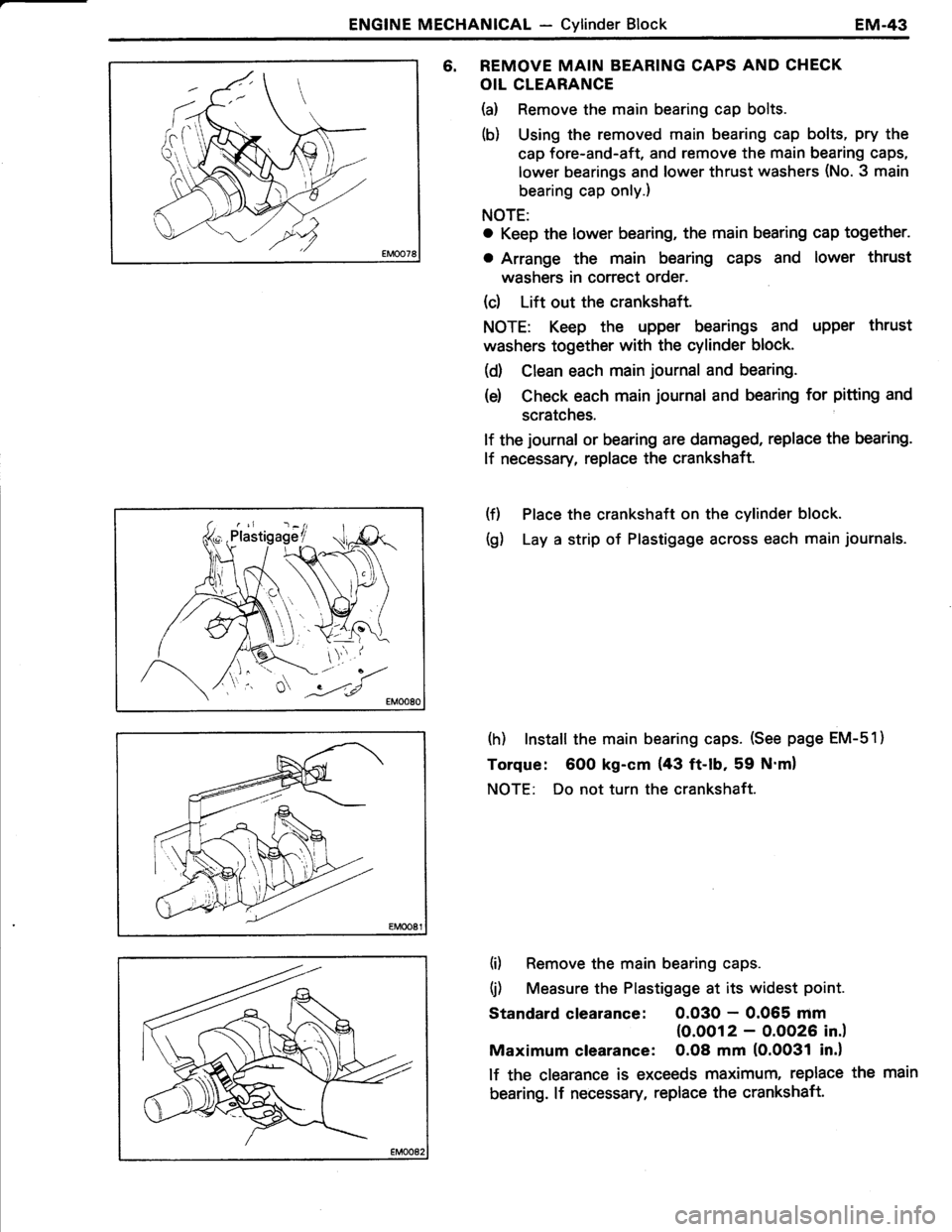TOYOTA TERCEL 1985  Repair Manual 
