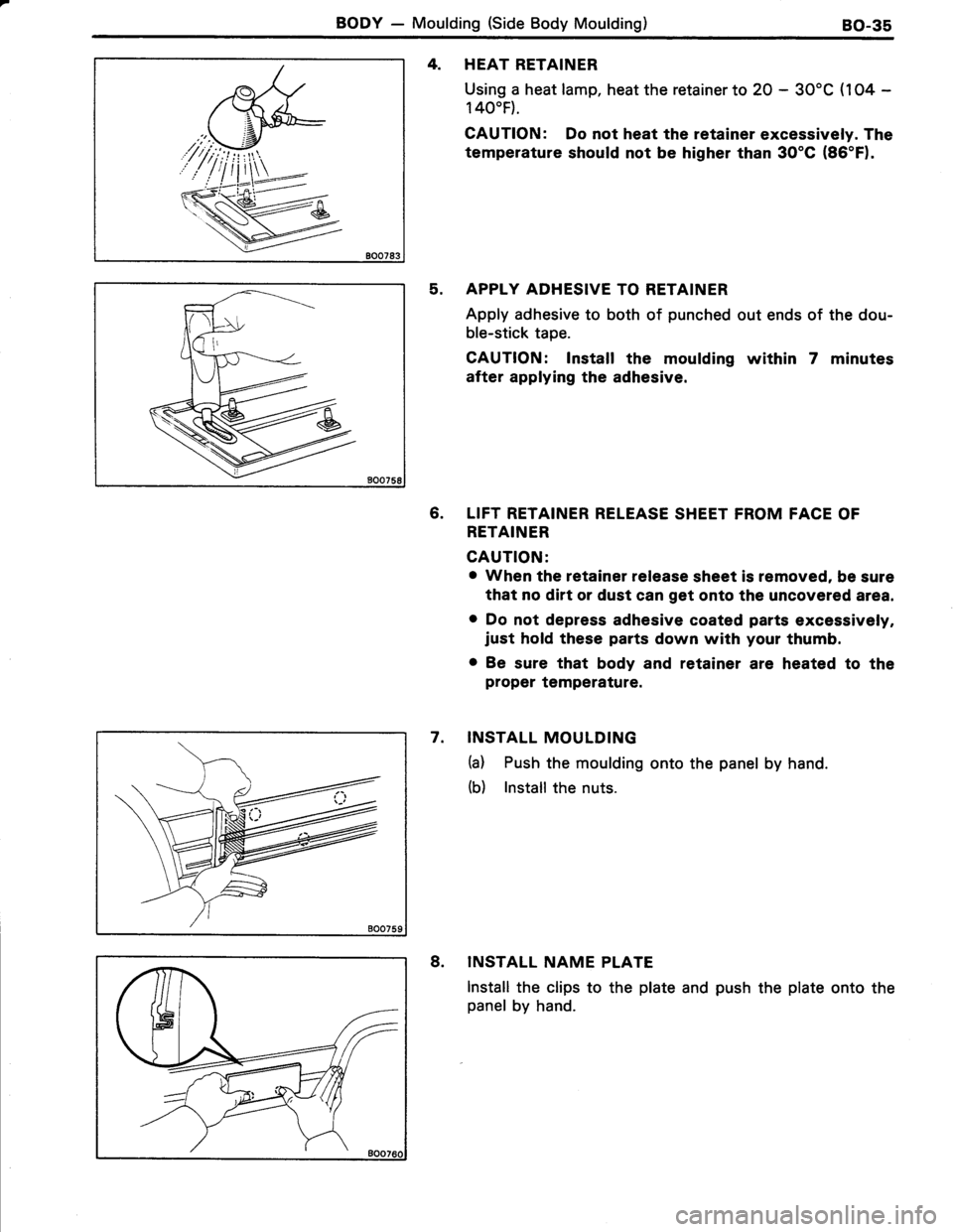 TOYOTA TERCEL 1985  Repair Manual 