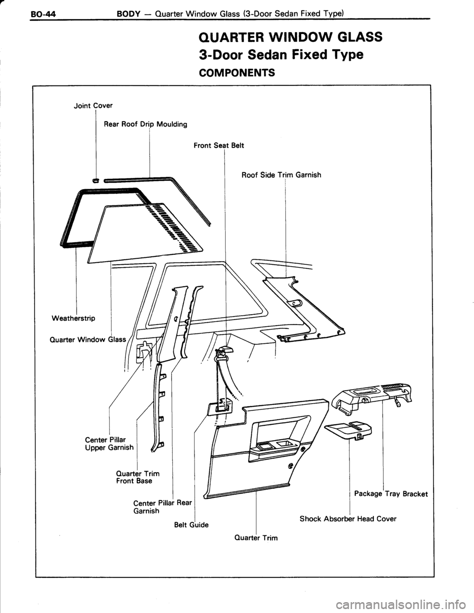TOYOTA TERCEL 1985  Repair Manual 