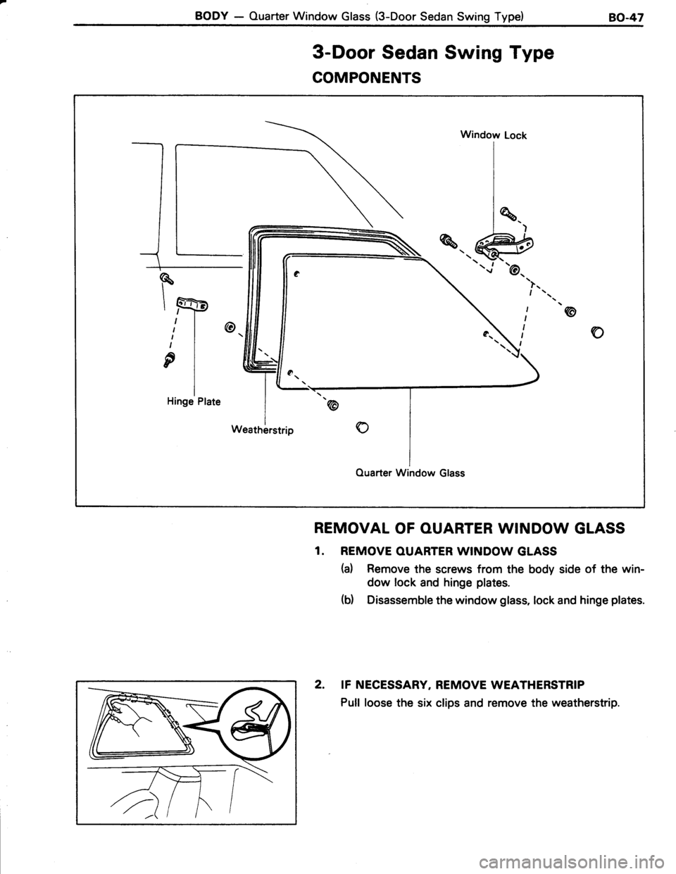 TOYOTA TERCEL 1985  Repair Manual 