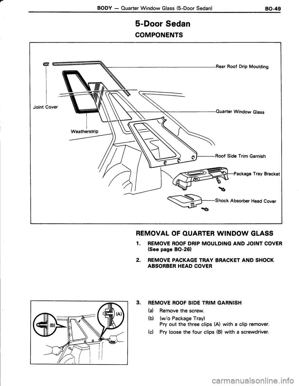 TOYOTA TERCEL 1985  Repair Manual 