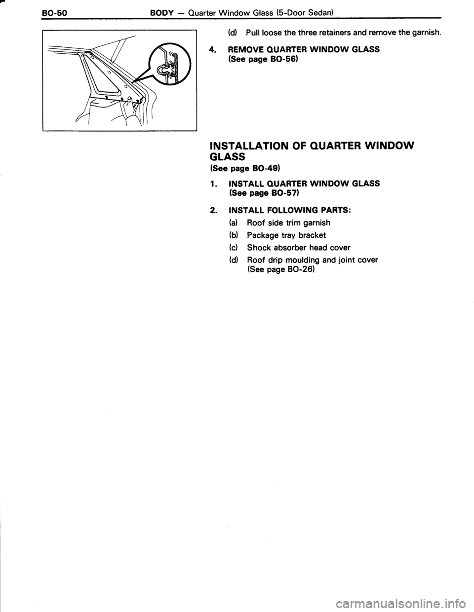TOYOTA TERCEL 1985  Repair Manual 
