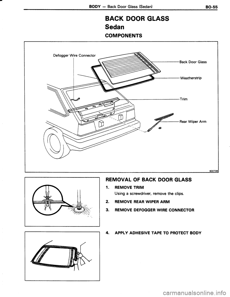 TOYOTA TERCEL 1985  Repair Manual 