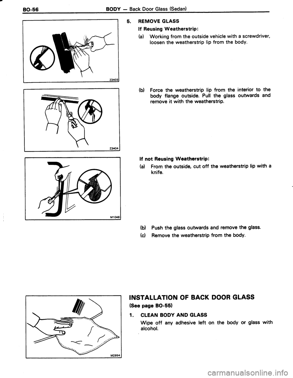 TOYOTA TERCEL 1985  Repair Manual 