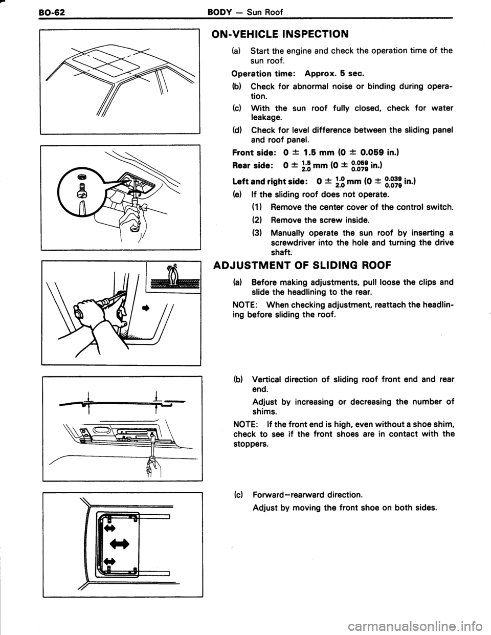 TOYOTA TERCEL 1985  Repair Manual 