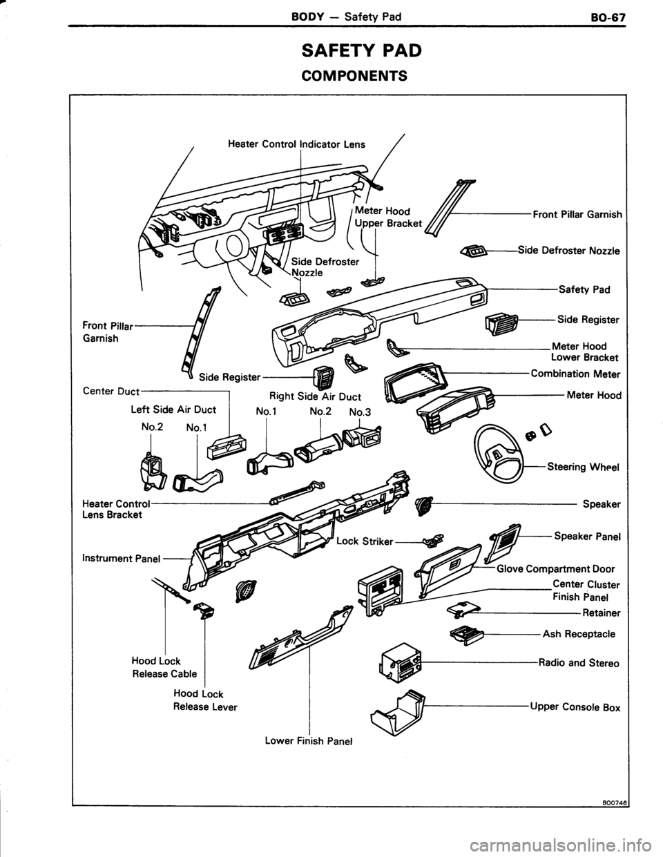 TOYOTA TERCEL 1985  Repair Manual 