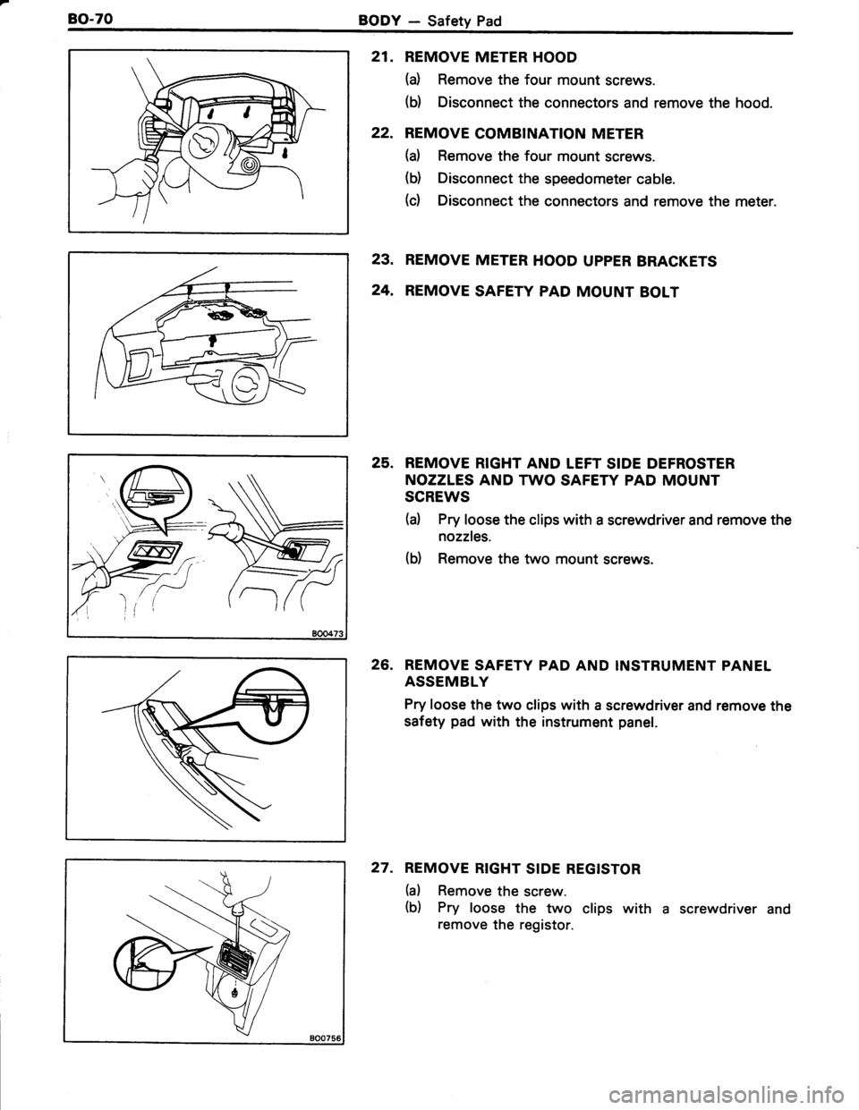 TOYOTA TERCEL 1985  Repair Manual 
