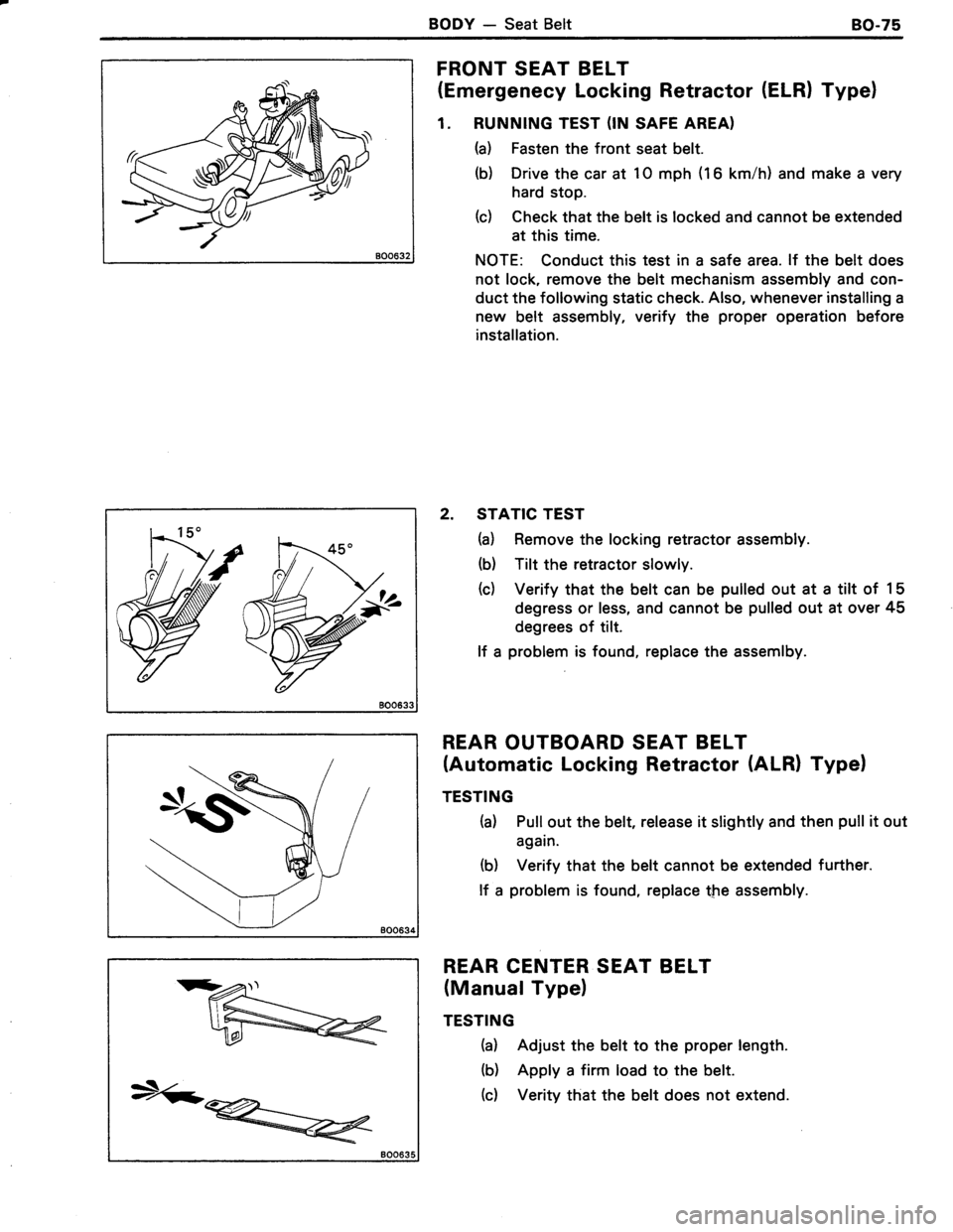 TOYOTA TERCEL 1985  Repair Manual 