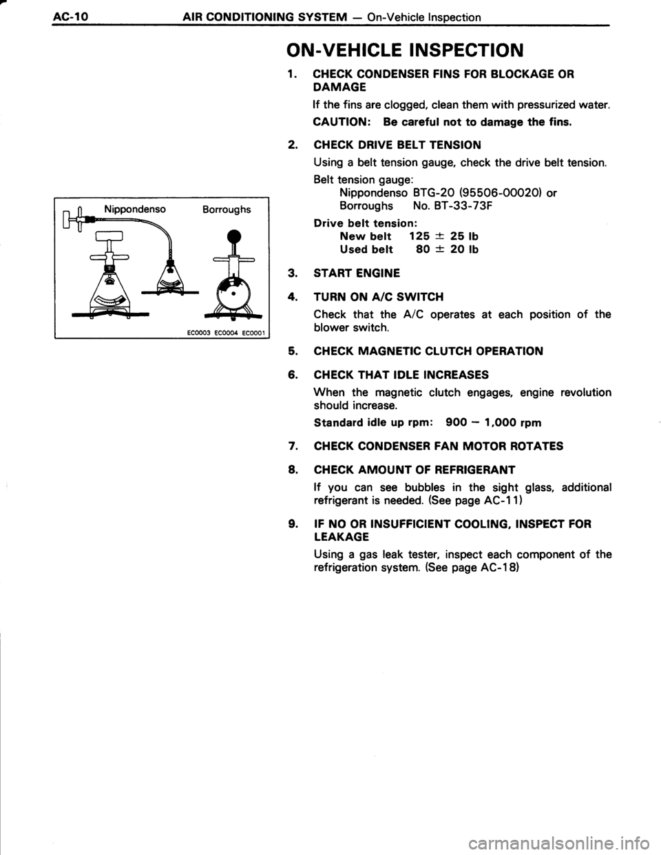 TOYOTA TERCEL 1985  Repair Manual 
