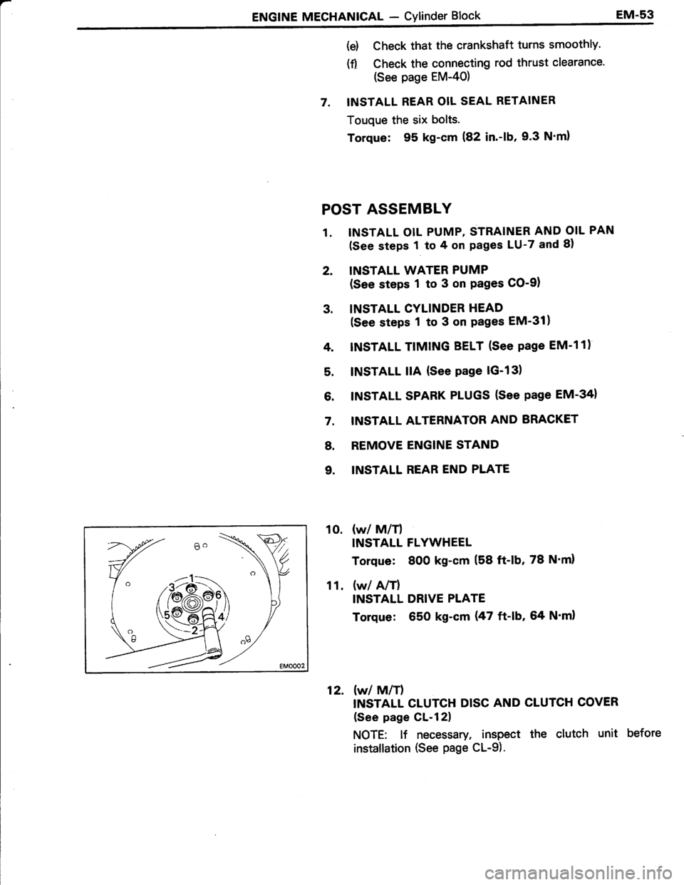 TOYOTA TERCEL 1985  Repair Manual 