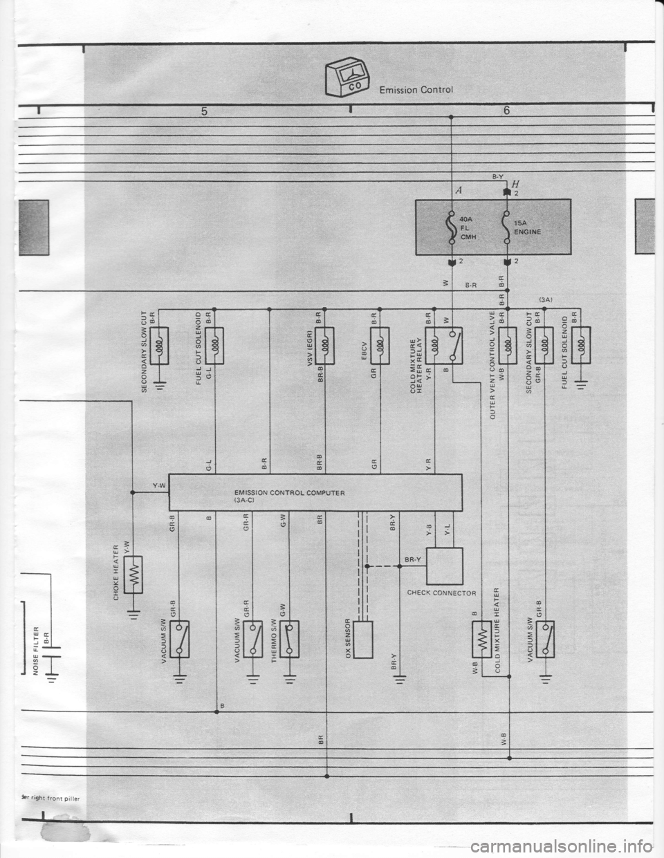 TOYOTA TERCEL 1985  Repair Manual 