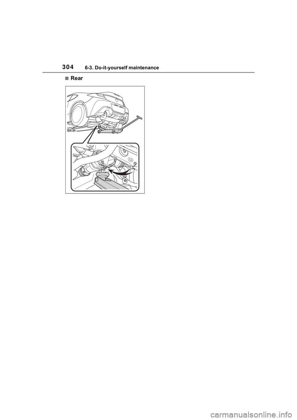 TOYOTA 86 2023  Owners Manual 3046-3. Do-it-yourself maintenance
■Rear 