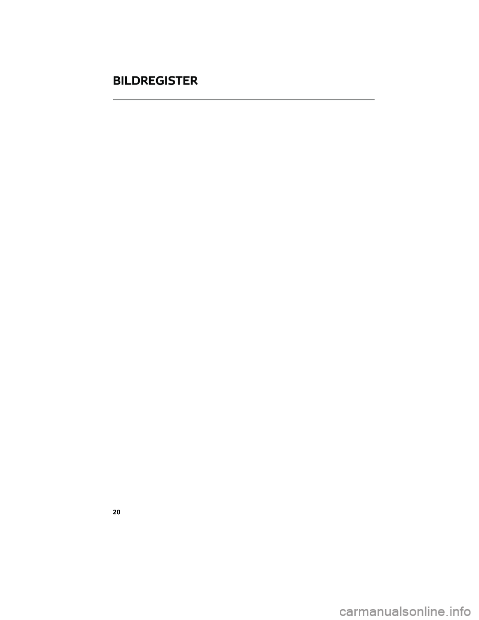 TOYOTA 86 2022  Bruksanvisningar (in Swedish) BILDREGISTER
20 