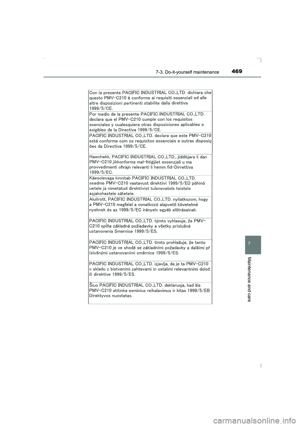 TOYOTA AVENSIS 2015  Owners Manual 4697-3. Do-it-yourself maintenance
AVENSIS_OM_OM20C20E_(EE)
7
Maintenance and care
AVENSIS_OM_OM20C20E_(EE).book  Page 469  Thursday, January 29, 2015  1:47 PM 