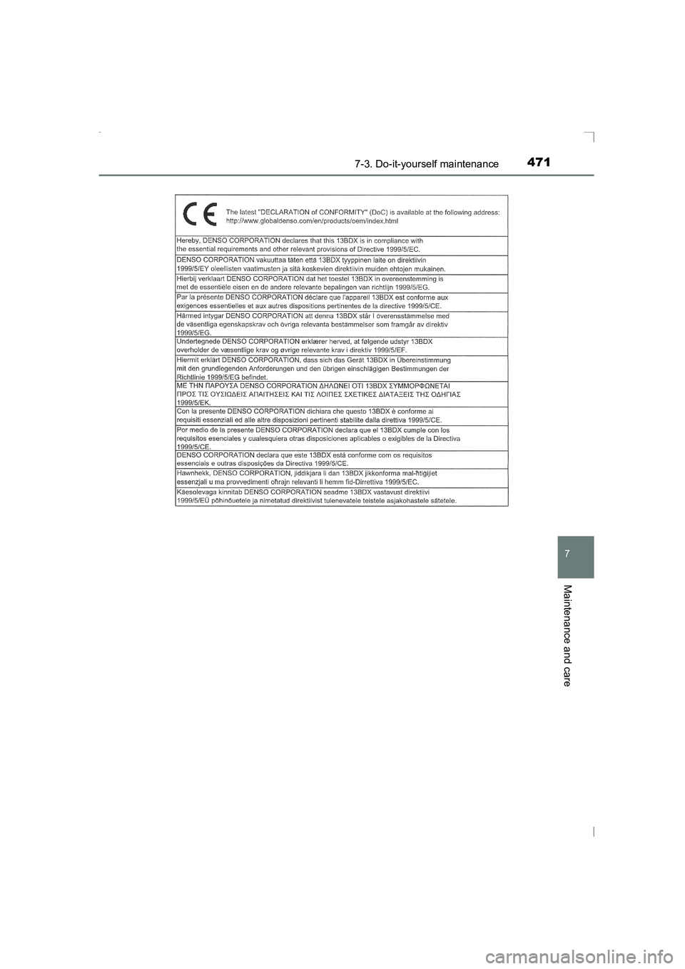 TOYOTA AVENSIS 2015  Owners Manual 4717-3. Do-it-yourself maintenance
AVENSIS_OM_OM20C20E_(EE)
7
Maintenance and care
AVENSIS_OM_OM20C20E_(EE).book  Page 471  Thursday, January 29, 2015  1:47 PM 