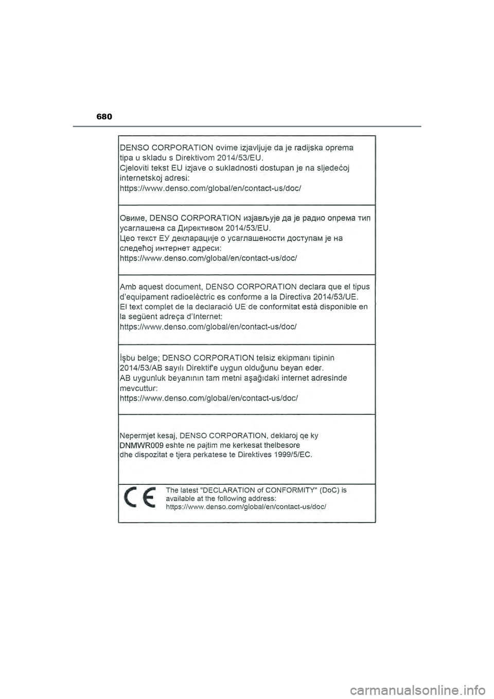 TOYOTA CAMRY 2022  Instructieboekje (in Dutch) 680
CAMRY_HV_EE
CAMRY_HV_OM_Europe_OM33F05E.book  Page 680  Wednesday, January 20, 2021  6:09 PM 